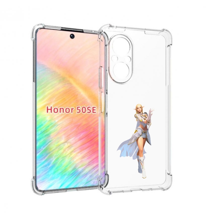 Чехол бампер MyPads lineage для Honor 50 SE противоударный