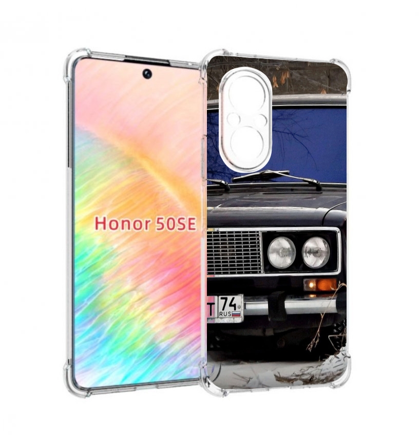 

Чехол бампер MyPads lada лада ваз 1 для Honor 50 SE противоударный, Прозрачный, Tocco