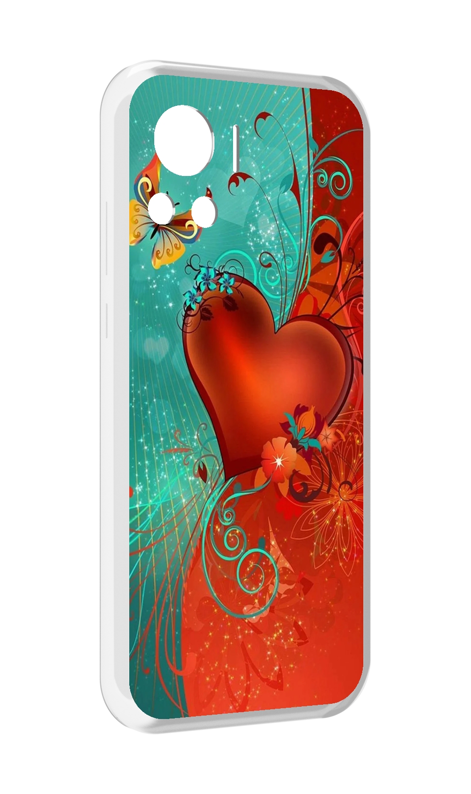 

Чехол MyPads красивые-яркие-сердечки для Motorola Edge 30 Ultra, Прозрачный, Tocco
