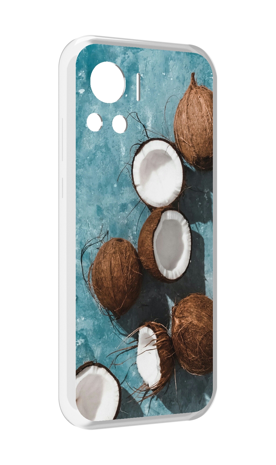 

Чехол MyPads красивые-кокосы для Motorola Edge 30 Ultra, Прозрачный, Tocco