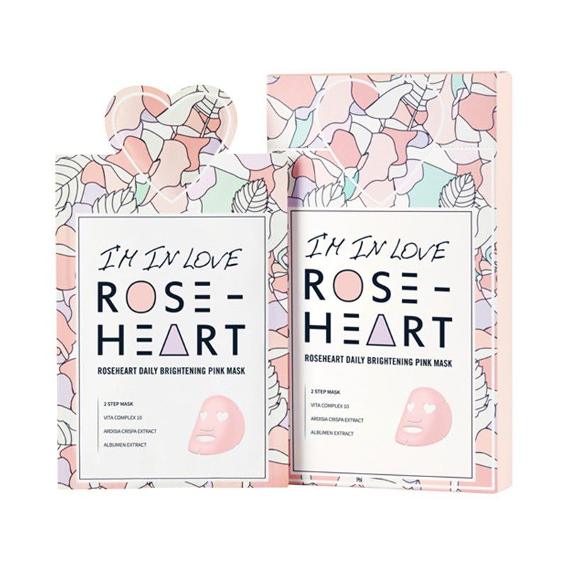 

Дневная тканевая маска для лица Roseheart выравнивающая экстракт ардизии, 10 шт по 33 г