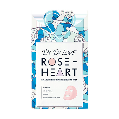 

Тканевая маска для лица Roseheart увлажняющая двухступенчатая береза пшеница, 1 шт