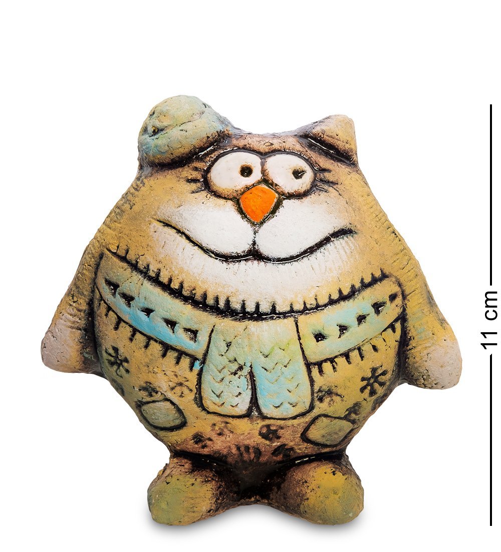 

KK- 39 Фигурка Кот Шляпник шамот