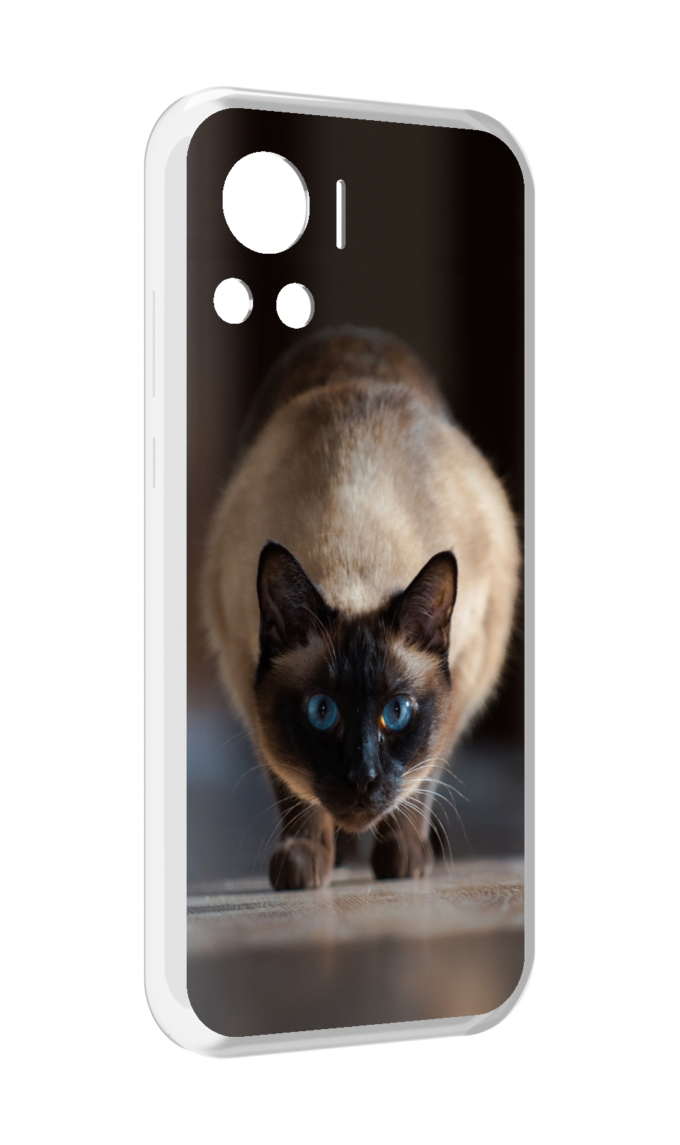 

Чехол MyPads кошка сиамская для Motorola Edge 30 Ultra, Прозрачный, Tocco