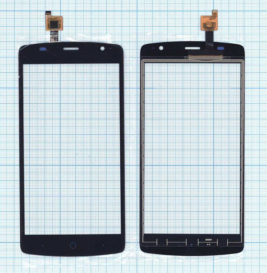 

Сенсорное стекло для ZTE Blade L5 Plus, черный