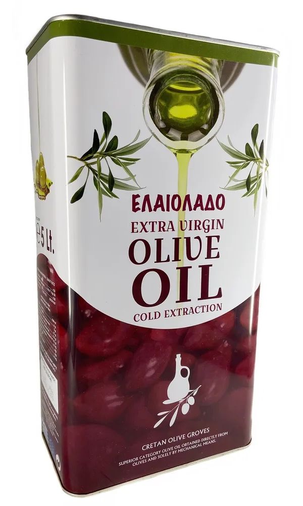 

Масло оливковое Extra Virgin Olive Oil, Elaiolado, 5 л (Греция), GERYRA S.A.
