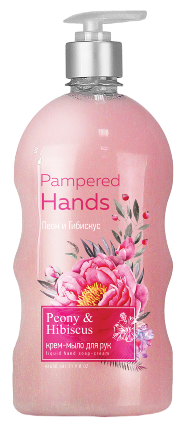 

Крем-мыло для рук Romax Pampered Hands Пион и гибискус, 650 г