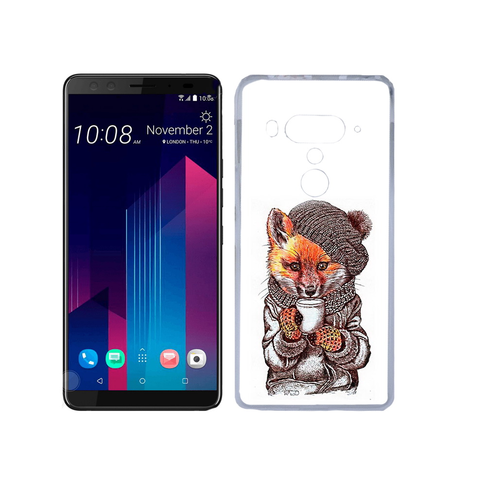 

Чехол MyPads Tocco для HTC U12+ лиса в шапке, Tocco