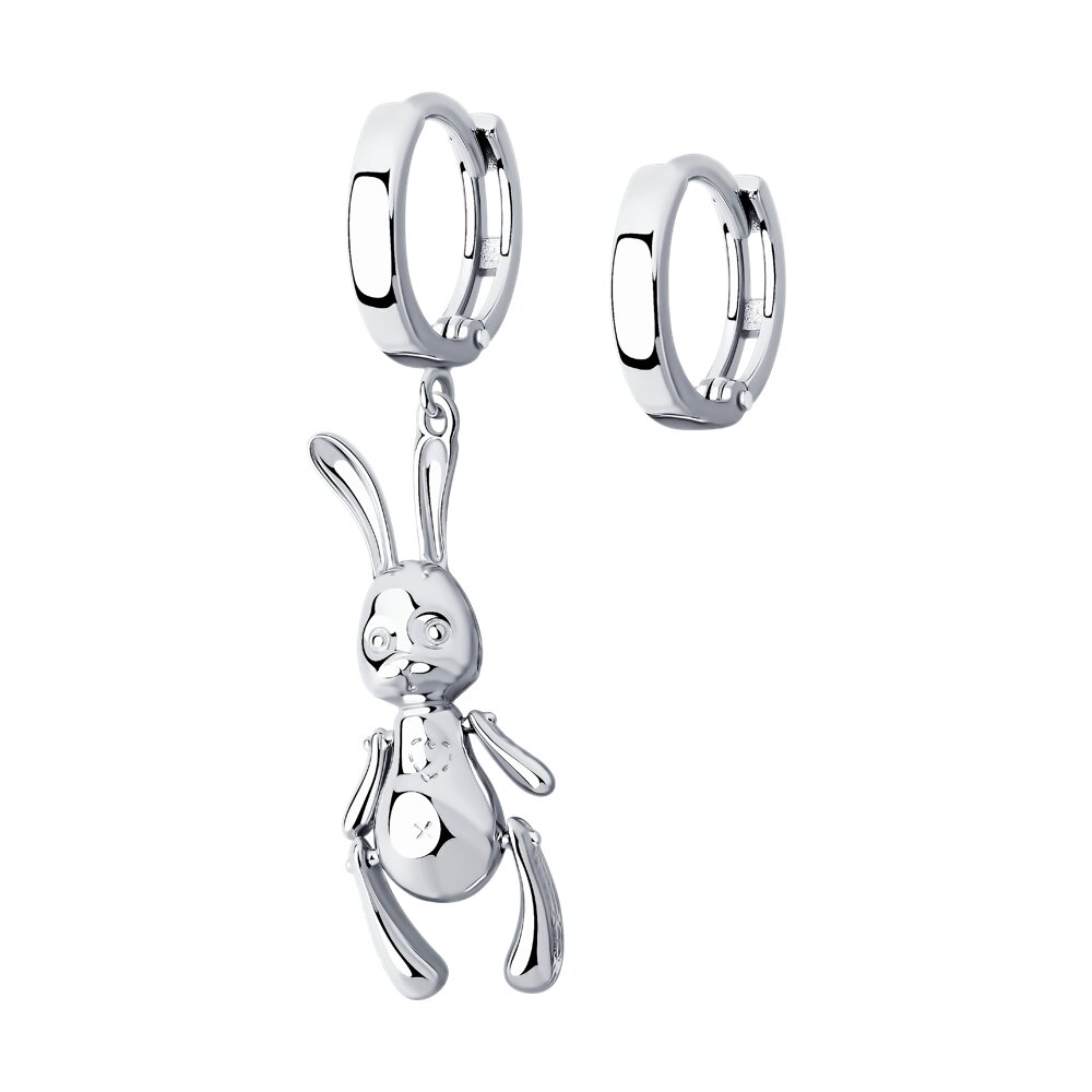 

Серьги конго из серебра SKLV 94025714, 94025714