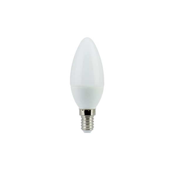 

Светодиодная лампа candle LED 6,0W 220V E14 4000K свеча (композит) Ecola C4LV60ELC