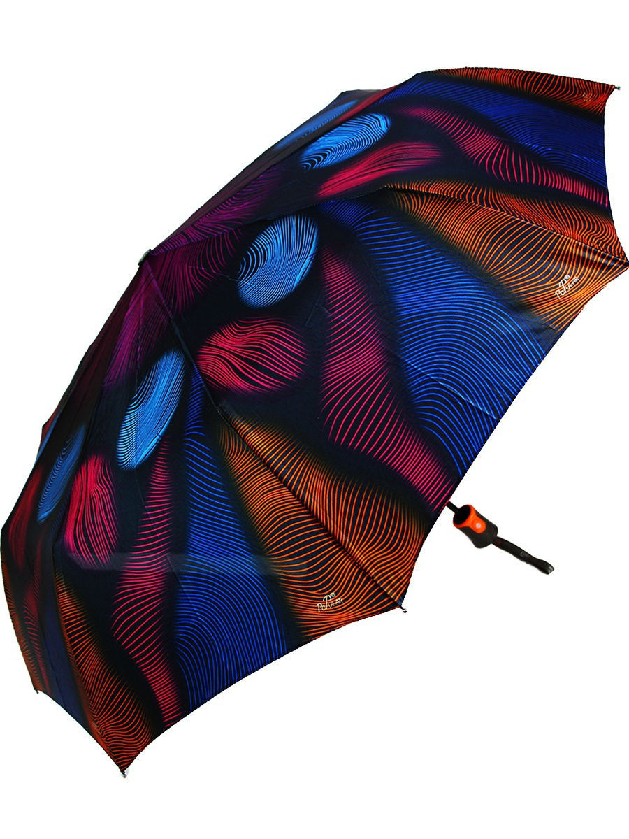 

Зонт женский Popular Umbrella 1801 малиновый/ бирюзовый, 1801
