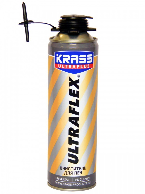 

Очиститель пены KRASS ULTRAFLEX 500мл, Прозрачный