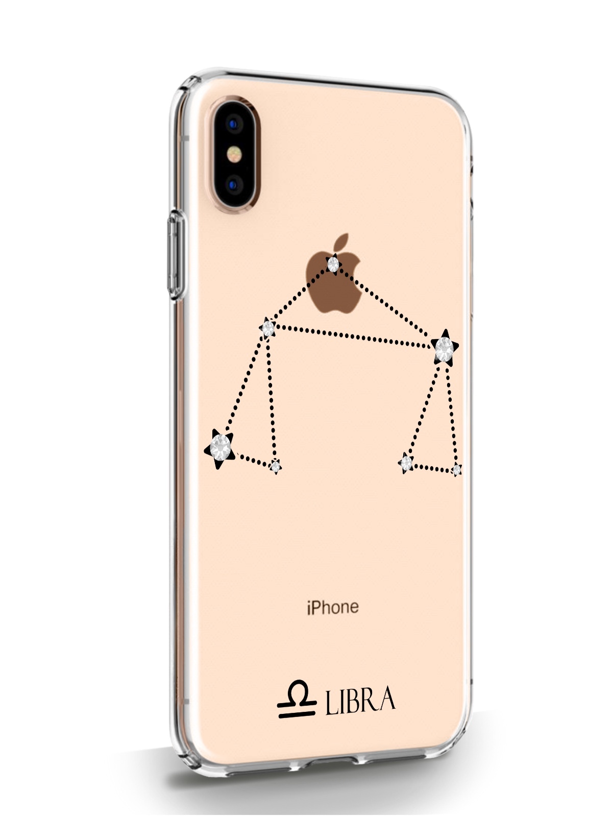 фото Чехол musthavecase для iphone xs max знак зодиака весы прозрачный