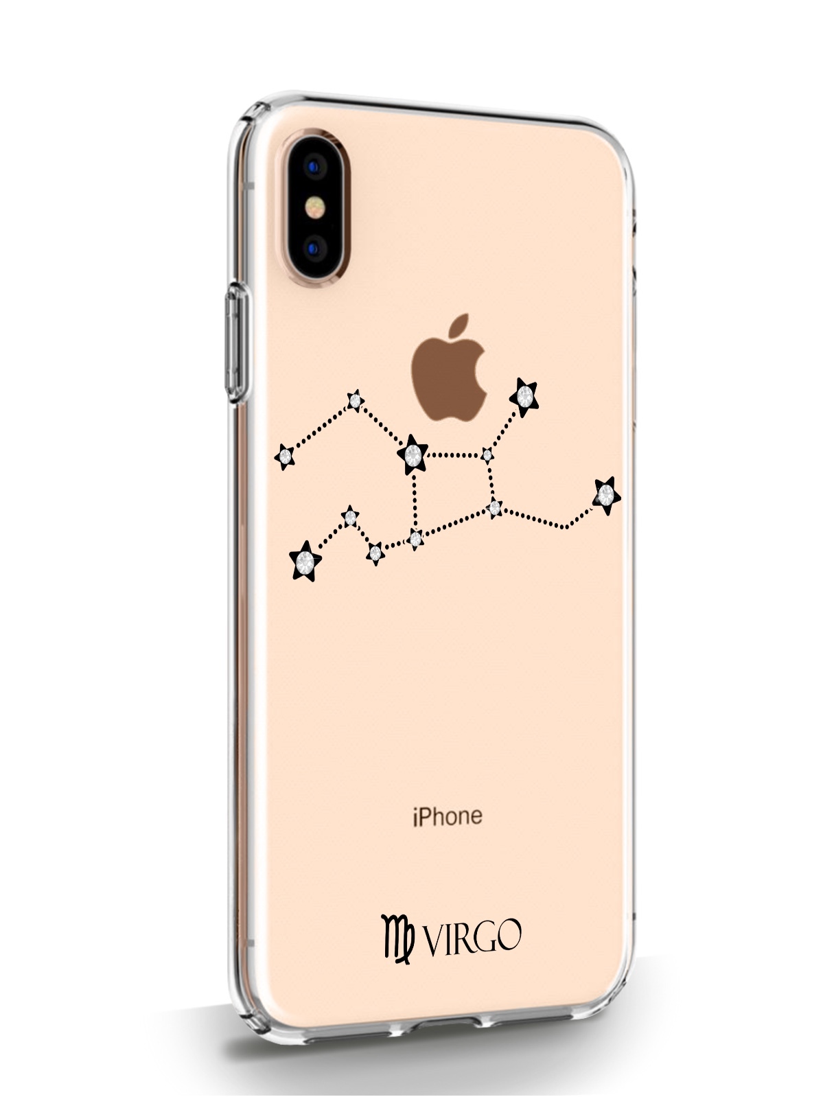 фото Чехол musthavecase для iphone xs max знак зодиака дева прозрачный