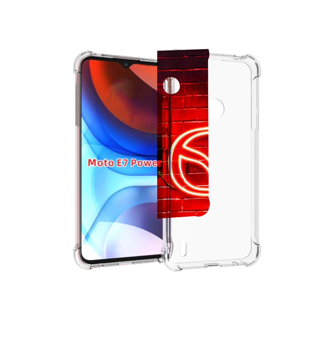 

Чехол MyPads Мазда для Motorola Moto E7 Power, Прозрачный, Tocco