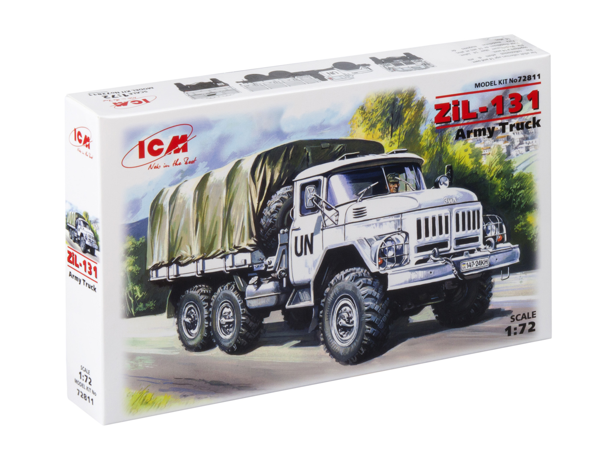 

Сборная модель ICM 1/72 З&л-131- армейский грузовой автомобиль 72811