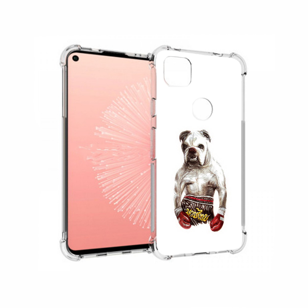 

Чехол MyPads Tocco для Google Pixel 4A боксер, Прозрачный, Tocco