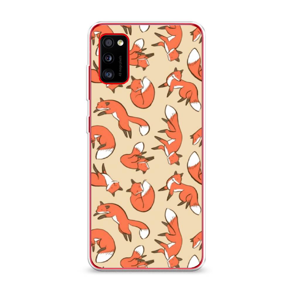 

Чехол Awog на Samsung Galaxy A41 / Самсунг A41 "Лисички фон", Разноцветный, 2100450-3