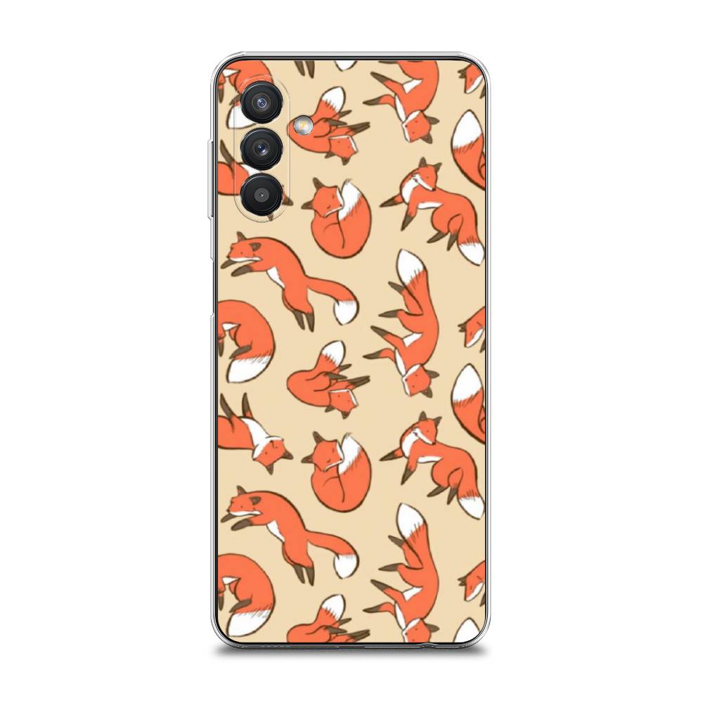 

Чехол Awog на Samsung Galaxy A13 5G / Самсунг A13 5G "Лисички фон", Разноцветный, 2104150-3