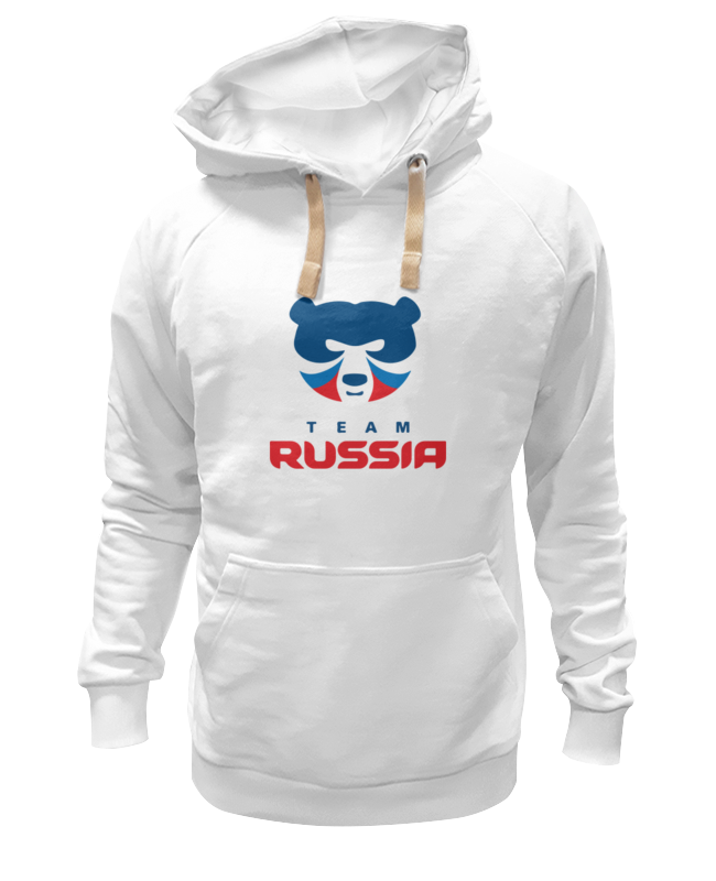 

Худи унисекс Printio Russia team белое 2XL, Белый, Russia team