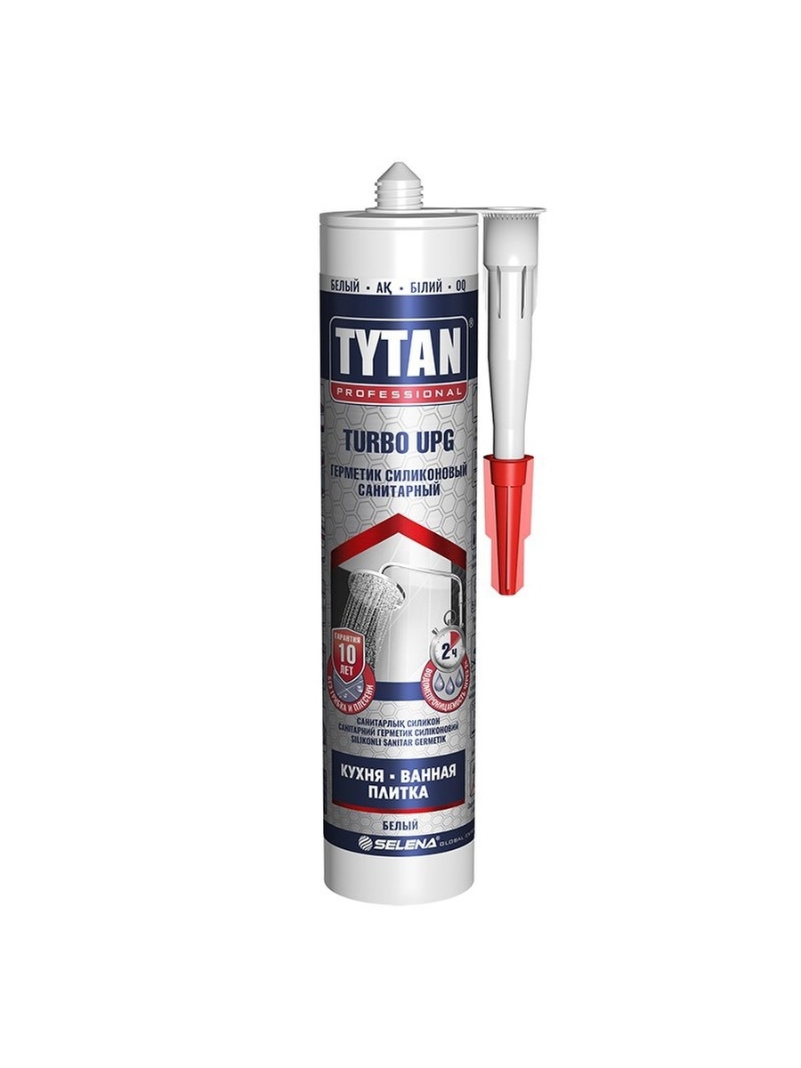 

Лучший санитарный силиконовый герметик TYTAN TURBO UPG, универсальный противогрибковый