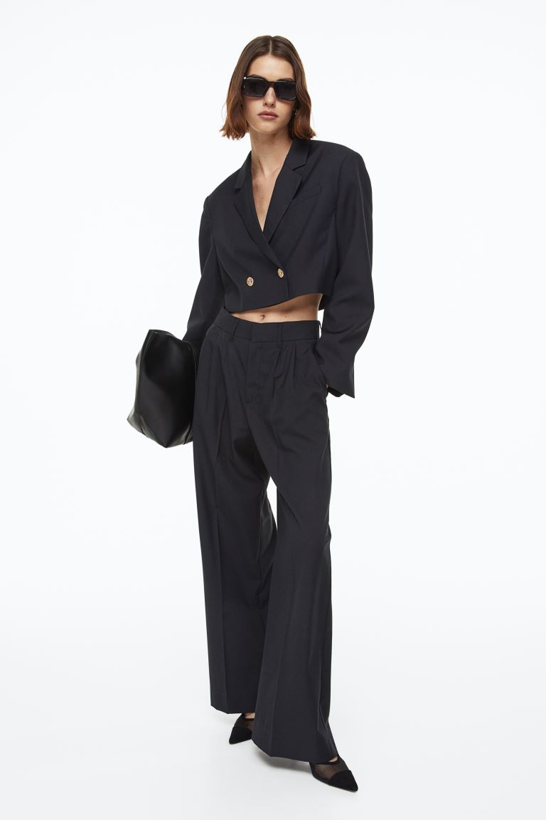 

Брюки женские H&M 1142268002 черные 34 (доставка из-за рубежа), 1142268002