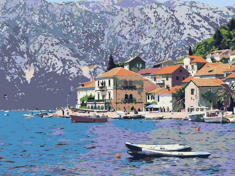 

Картина по номерам Живопись по Номерам Тихая бухта, 30x40, Тихая бухта