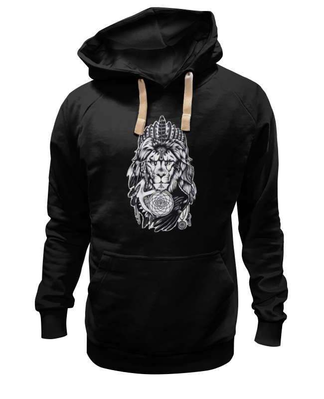 

Худи унисекс Printio The lion черное 2XL, Черный, The lion
