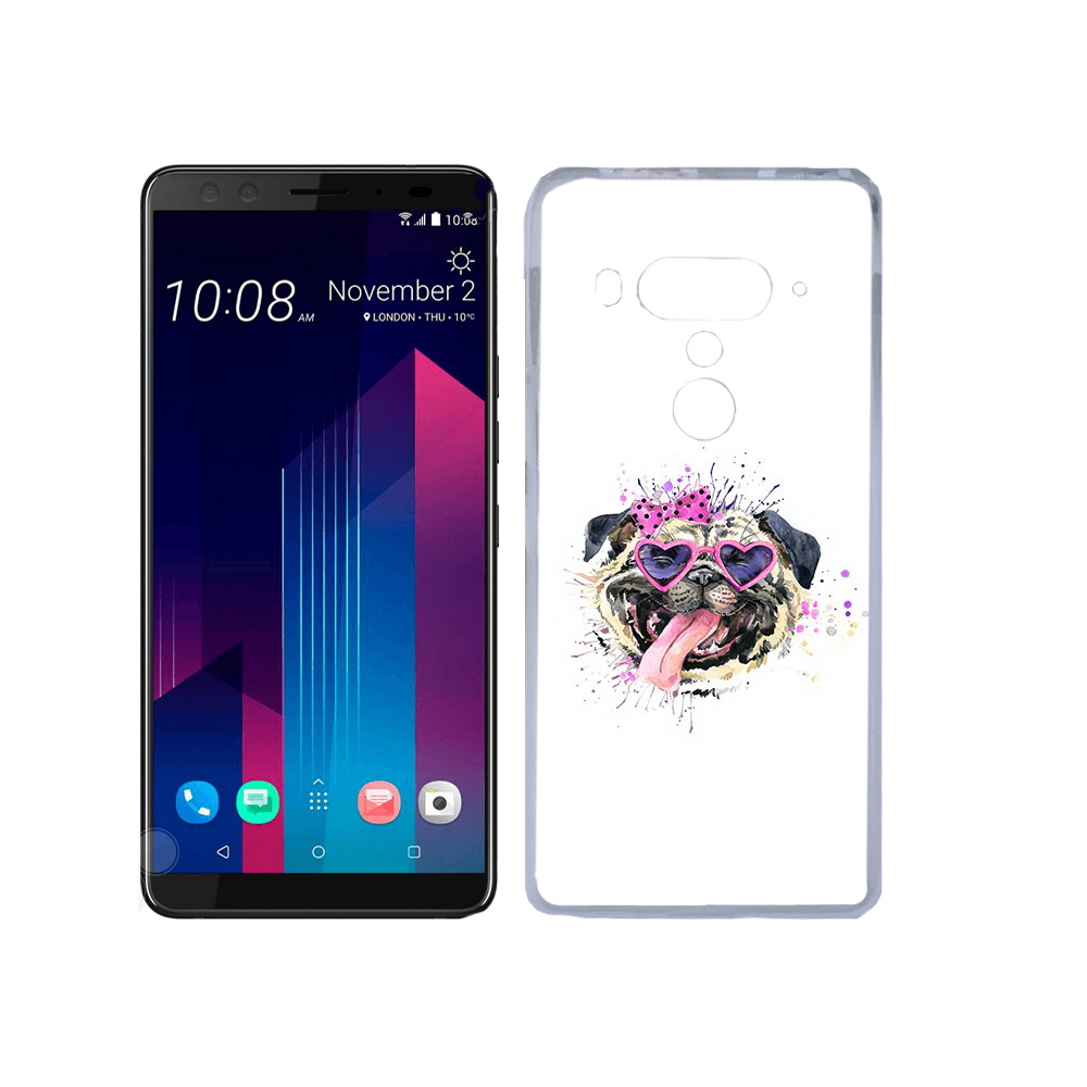 

Чехол MyPads Tocco для HTC U12+ Веселая собака, Прозрачный, Tocco