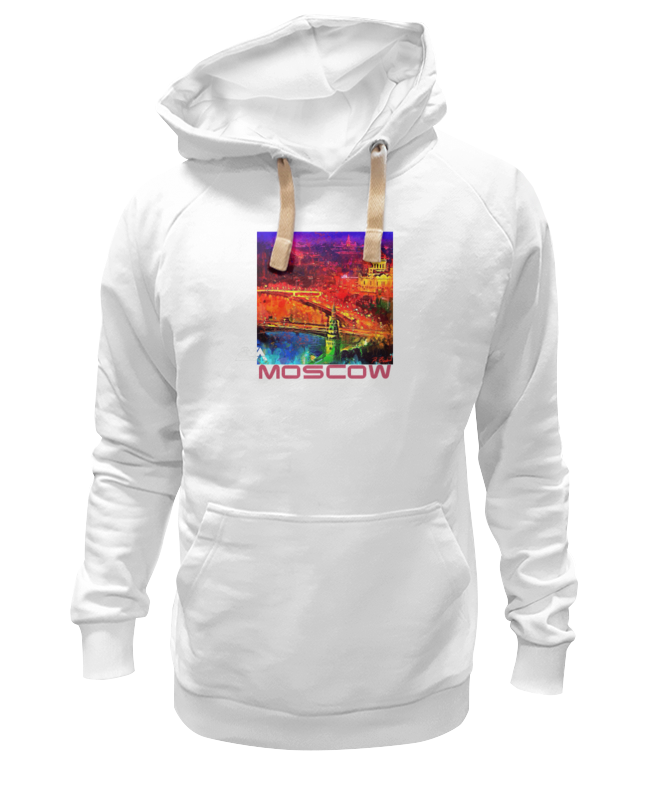 

Худи унисекс Printio Moscow love белое 2XL, Белый, Moscow love
