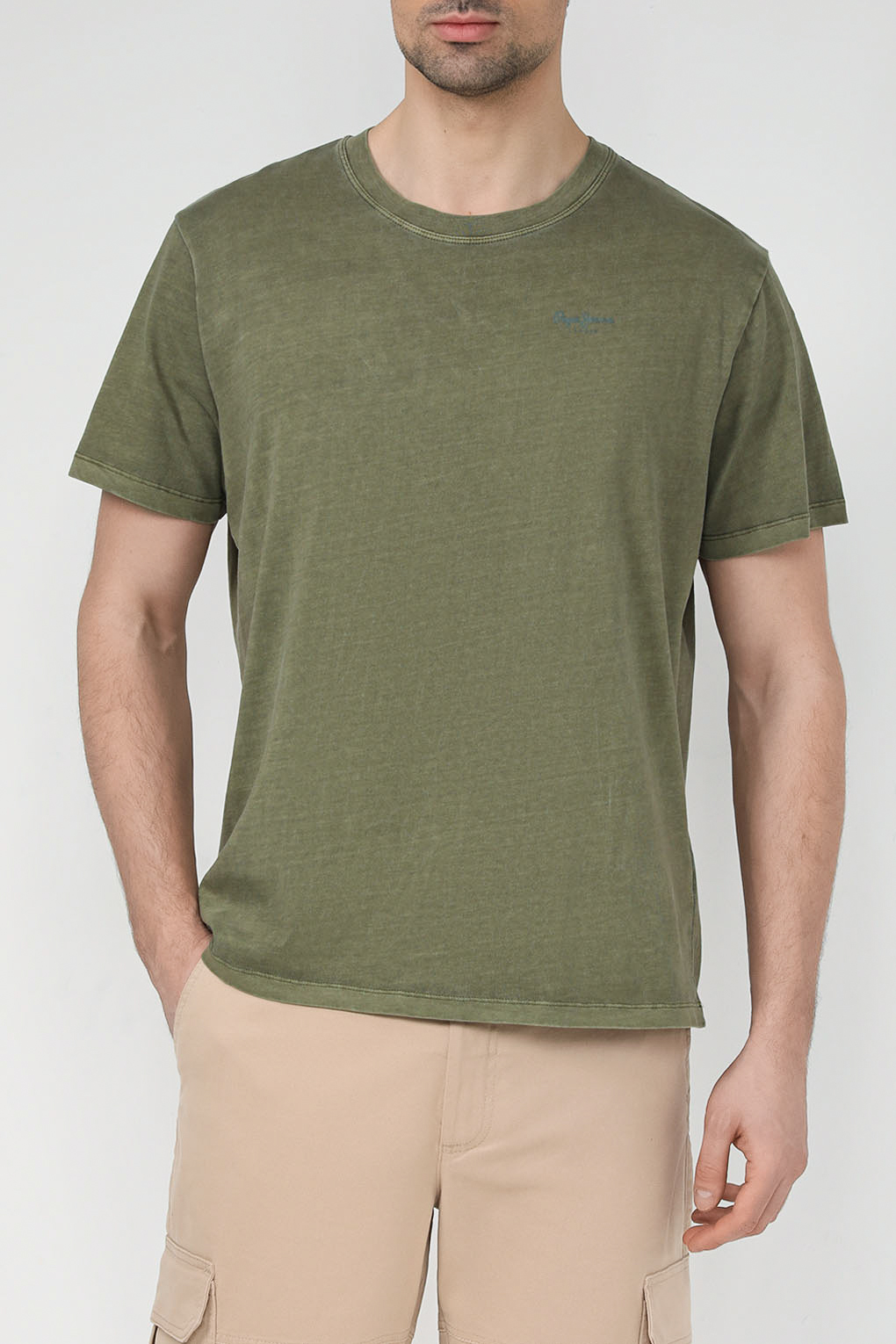 

Футболка мужская Pepe Jeans PM508664 хаки M, PM508664