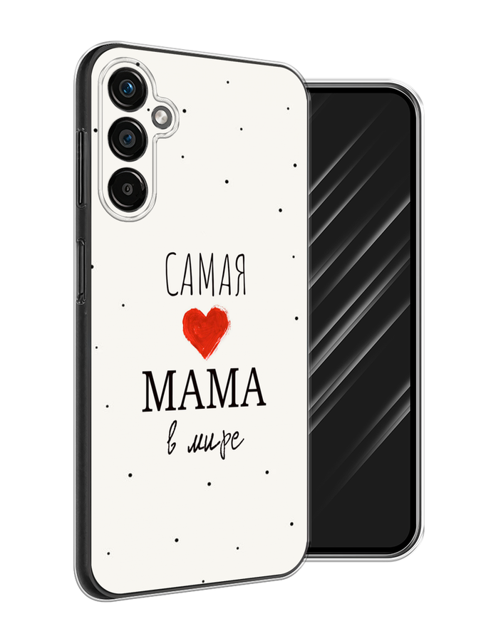 

Чехол Awog на Samsung Galaxy A25 5G "Самая любимая мама", Красный;черный;бежевый, 2108550-6