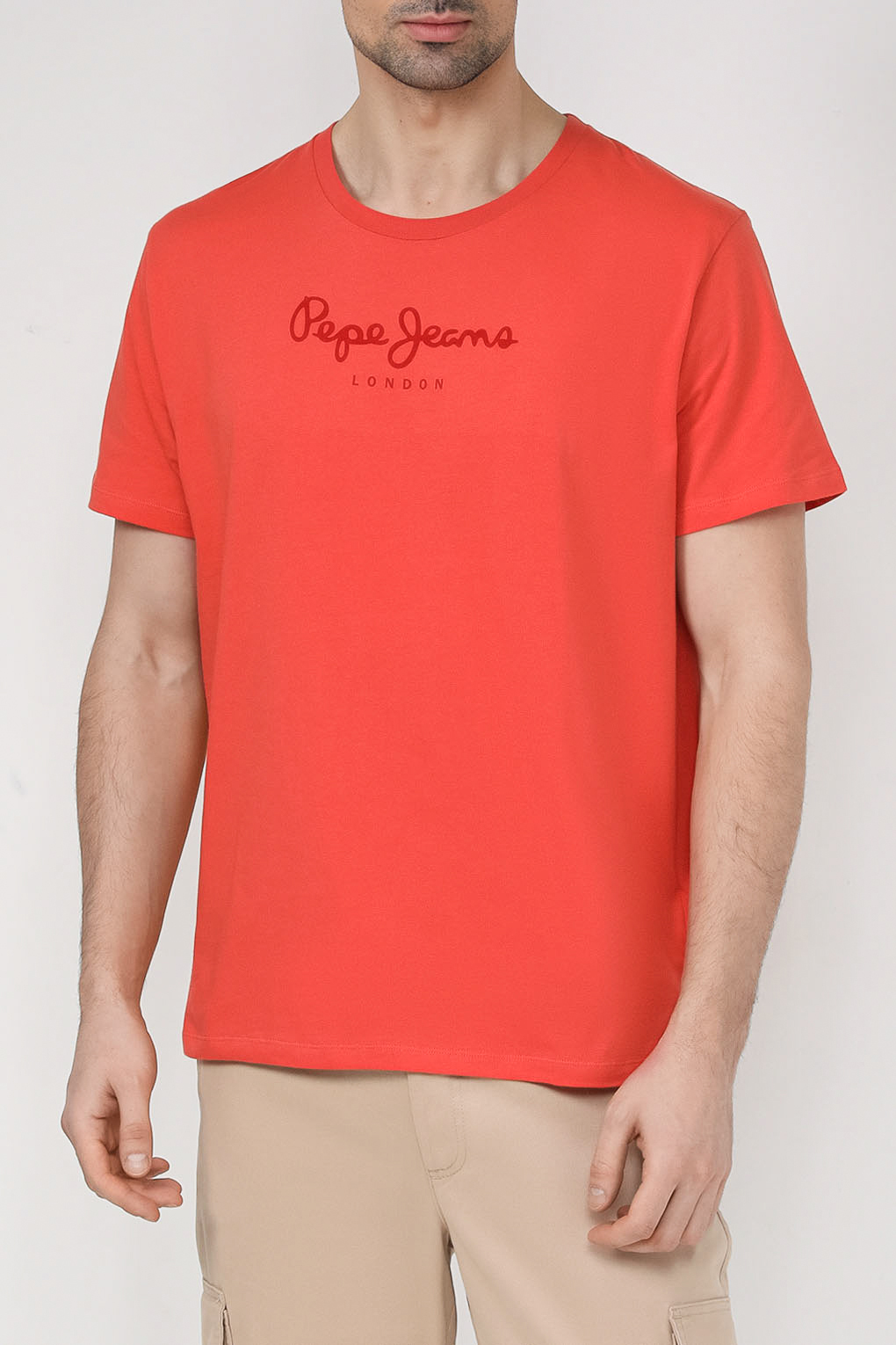 

Футболка мужская Pepe Jeans PM508208 оранжевая M, Оранжевый, PM508208