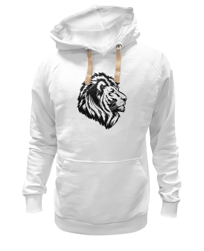 

Худи унисекс Printio Proud lion белое 2XL, Белый, Proud lion
