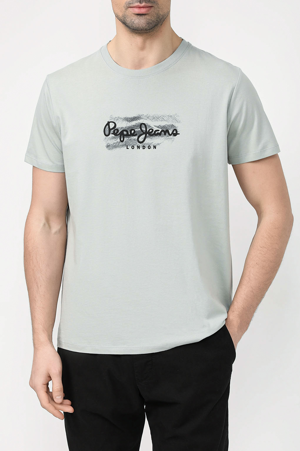 

Футболка мужская Pepe Jeans PM509204 зеленая L, Зеленый, PM509204
