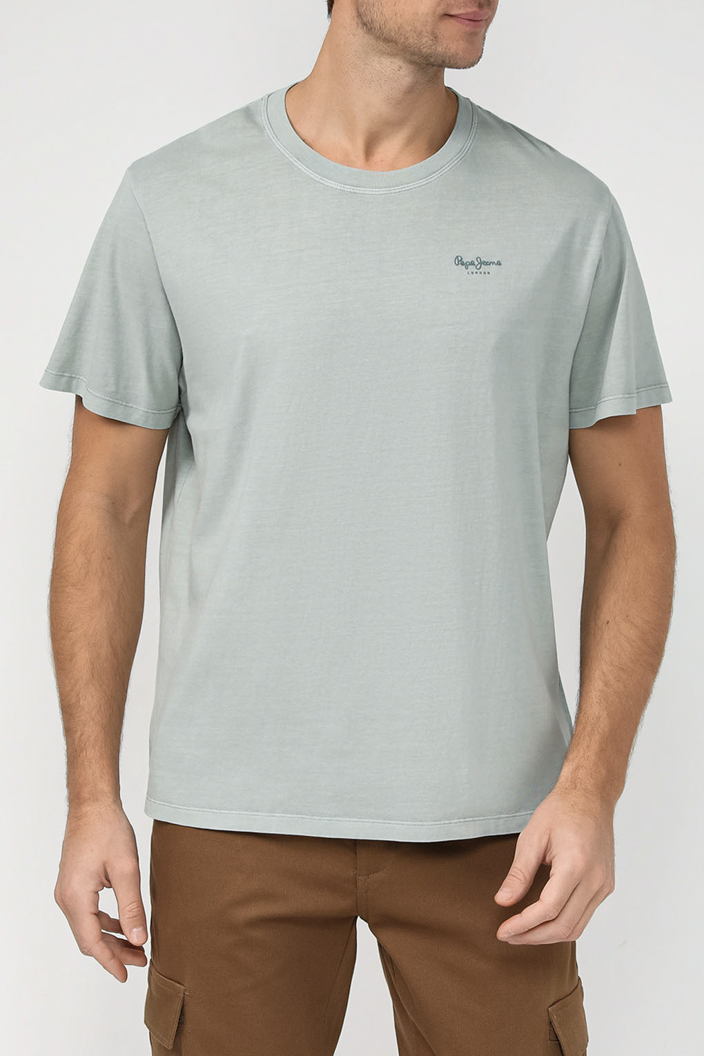 

Футболка мужская Pepe Jeans PM508664 серая L, Серый, PM508664