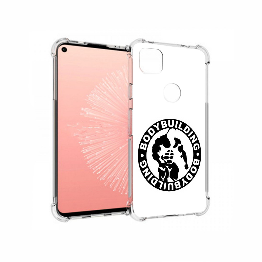 

Чехол MyPads Tocco для Google Pixel 4A бодибилдинг, Прозрачный, Tocco