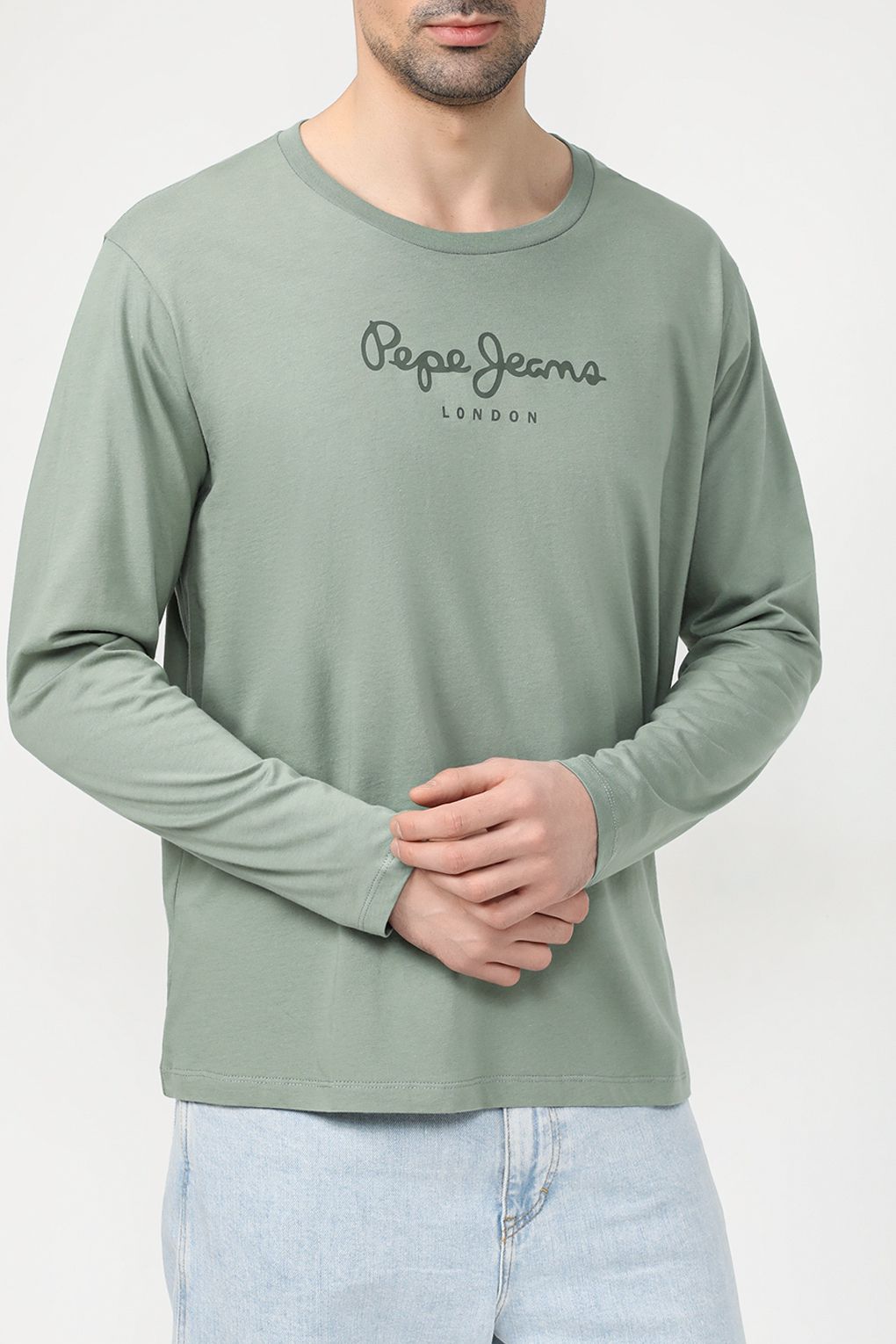 

Футболка мужская Pepe Jeans PM508209 зеленая S, Зеленый, PM508209