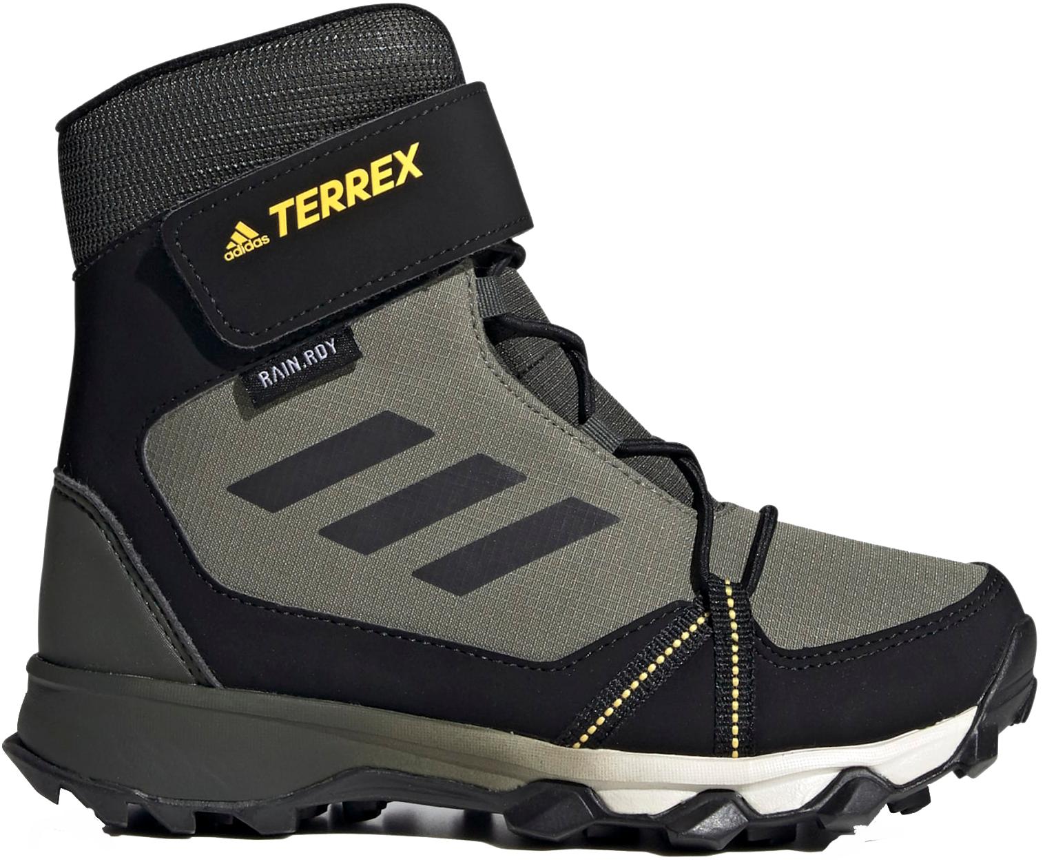 фото Ботинки adidas terrex snow cf cp cw цв. зеленый, черный р. 29