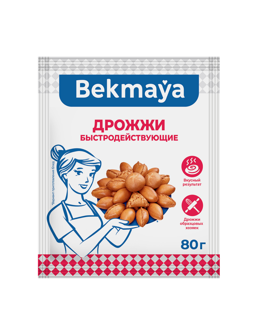 Дрожжи сухие Bekmaya 80 г х 50 шт 2400₽