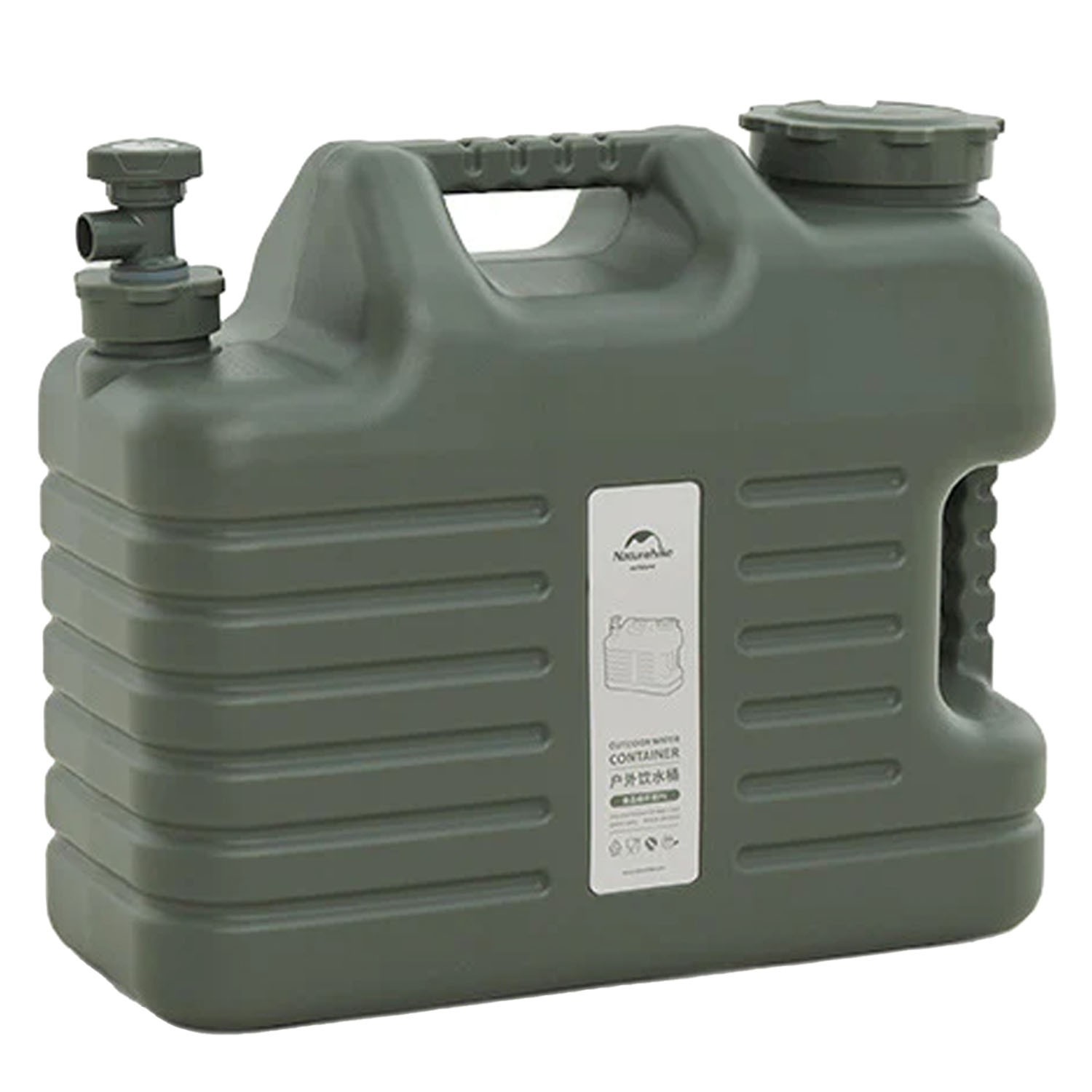 Канистра Naturehike Nh New Style Square Water Container 18L Army Green (Б/Р)