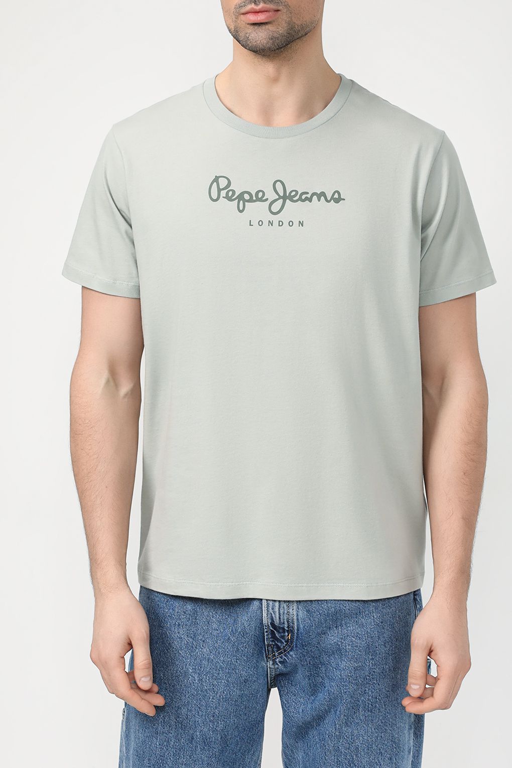 

Футболка мужская Pepe Jeans PM508208 серая M, Серый, PM508208