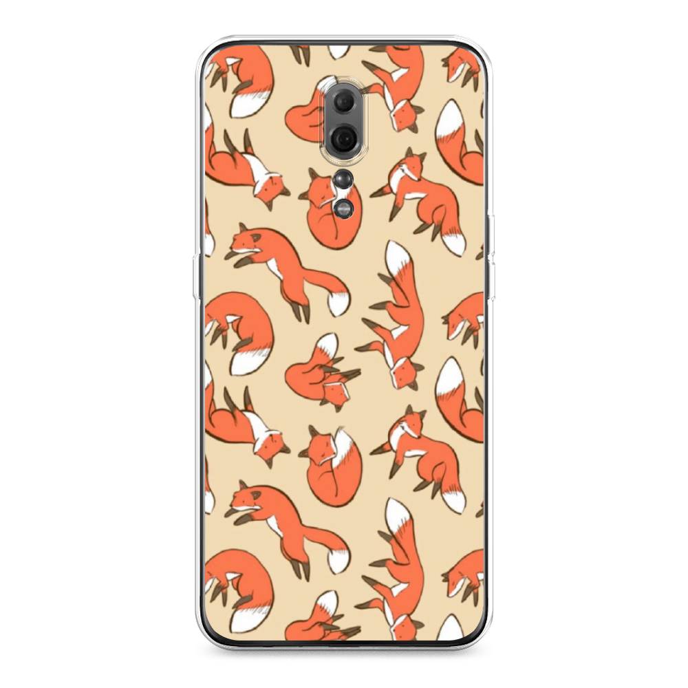 

Чехол Awog на Oppo Reno Z "Лисички фон", Разноцветный, 250950-3