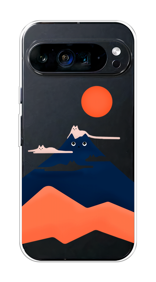 

Чехол на Google Pixel 9 Pro XL "Кот-гора", Черный;оранжевый, 272150-1
