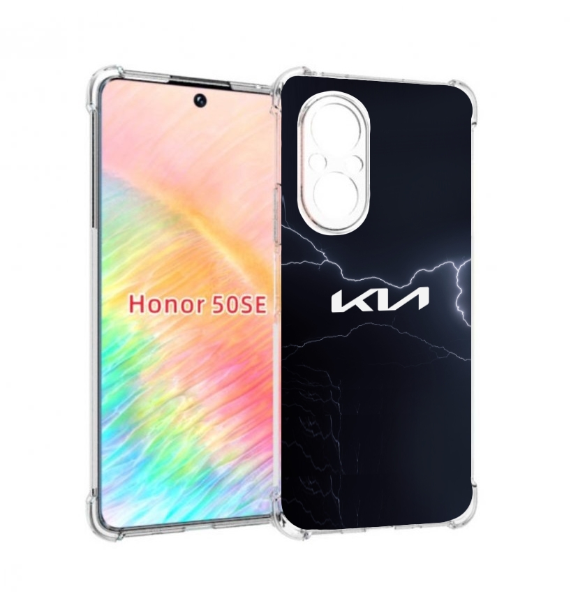 

Чехол бампер MyPads kia киа 2 для Honor 50 SE противоударный, Прозрачный, Tocco