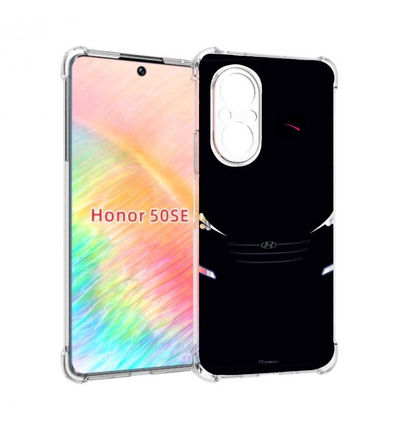 

Чехол бампер MyPads hyundai хендаи 1 для Honor 50 SE противоуда, Прозрачный, Tocco