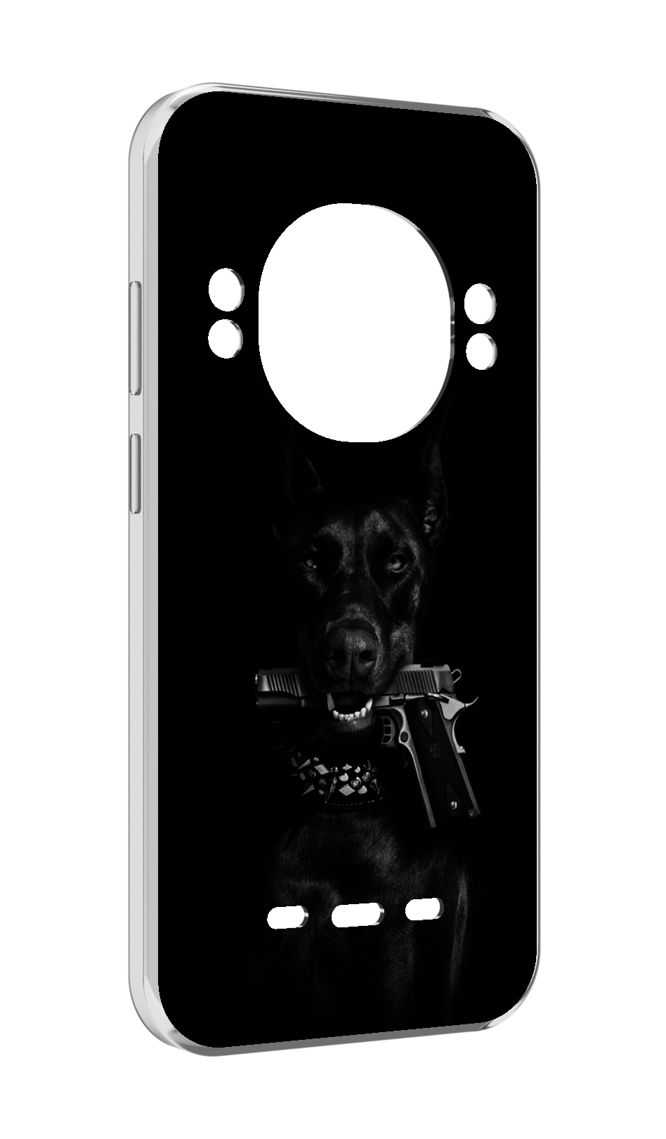 

Чехол MyPads доберман мужской для UleFone Power Armor 16 Pro, Прозрачный, Tocco