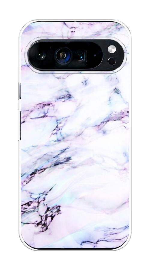 

Чехол на Google Pixel 9 Pro XL "Радужный мрамор", Серый;фиолетовый, 272150-1