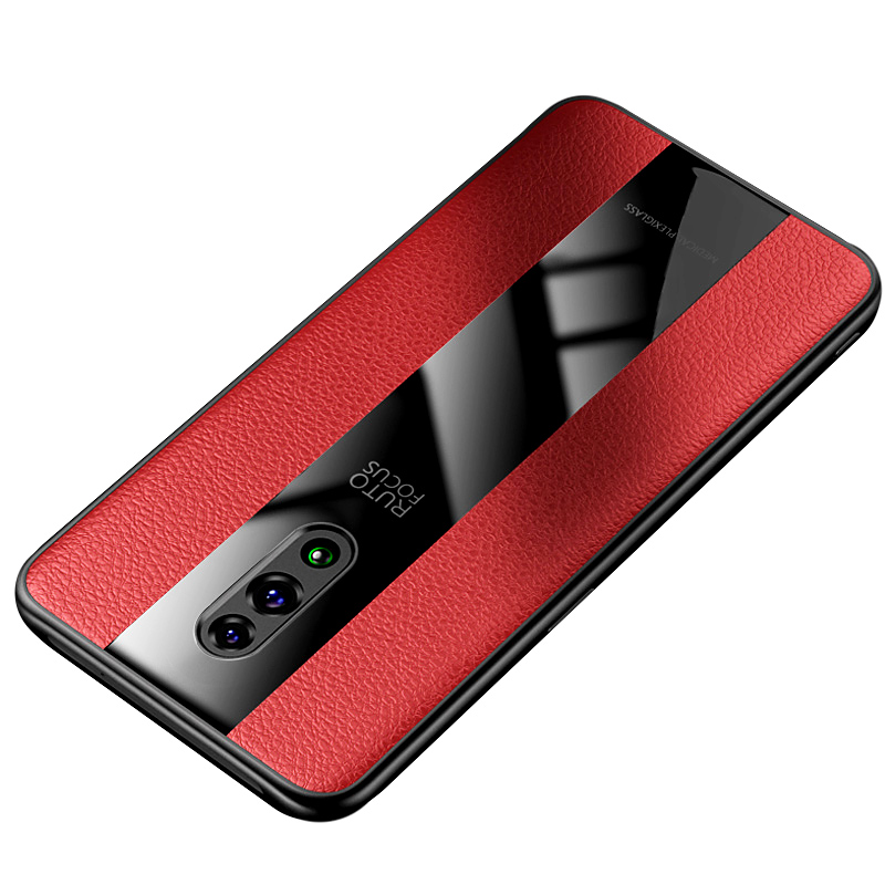 фото Чехол mypads для huawei honor 8a из силикона с дизайном под кожу красный