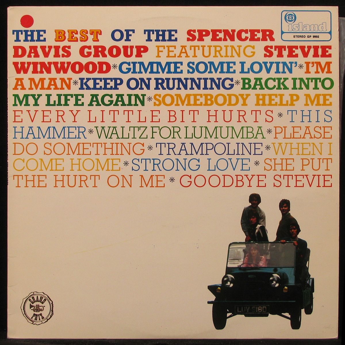 

LP Spencer Davis Group - Best Of The Spencer Davis Group Featuring Stevie(293656)